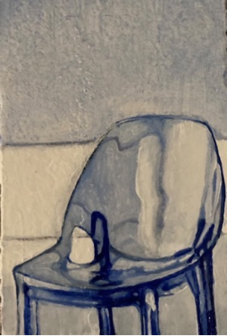 Guido Buganza, "La silla de cristal", 2024 de la serie "Sillas"