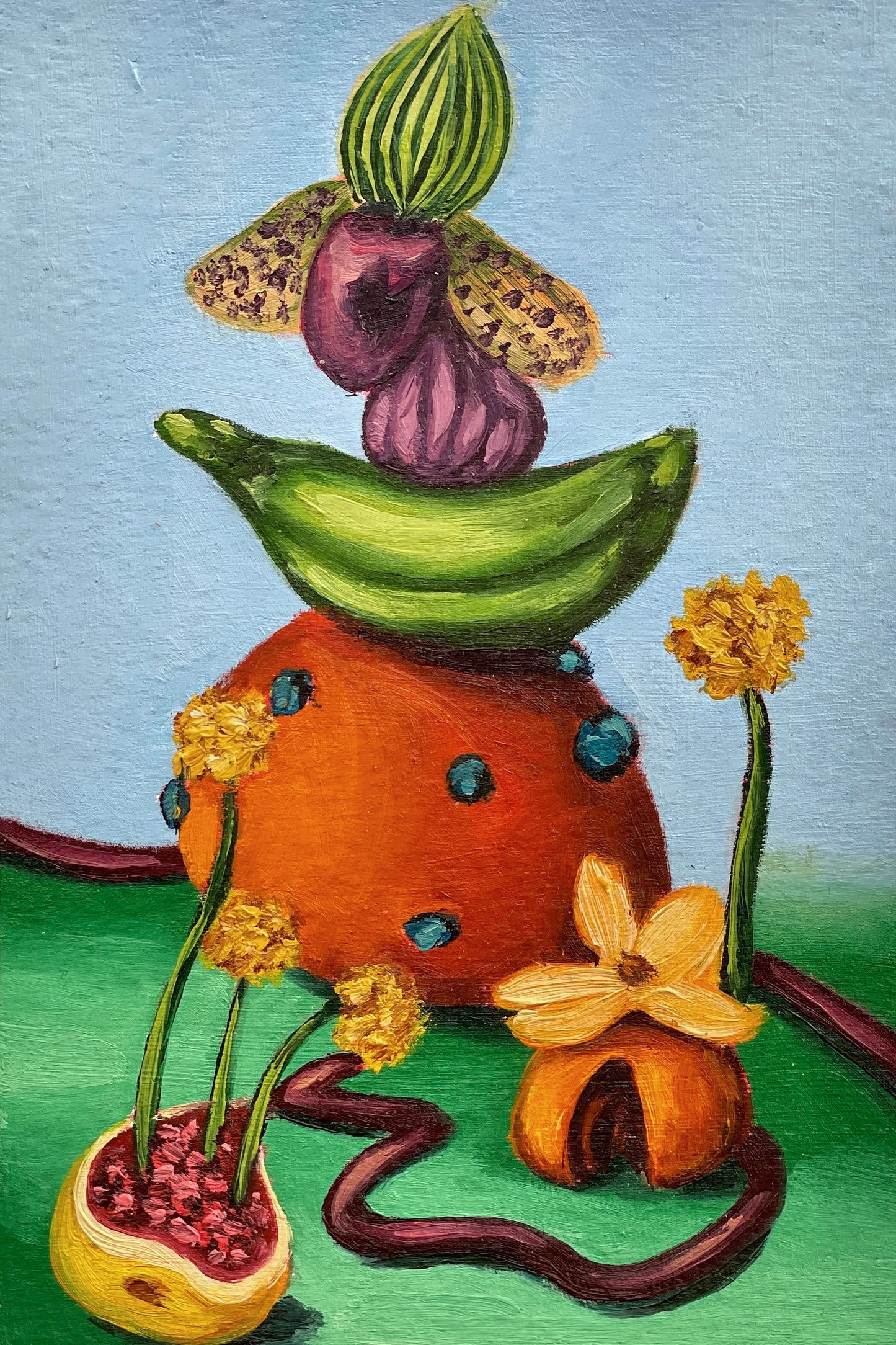 Kora Moya Rojo "Still Life I" de la serie "Frutecer", 2025