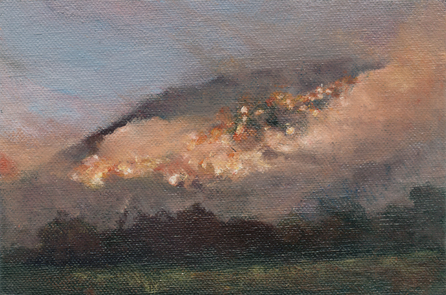 Enrique Minjares, "Fuego 1-24", 2024