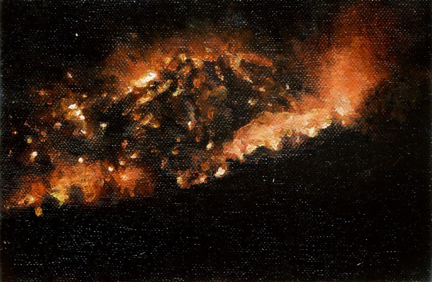 Enrique Minjares, "Fuego 3-24", 2024