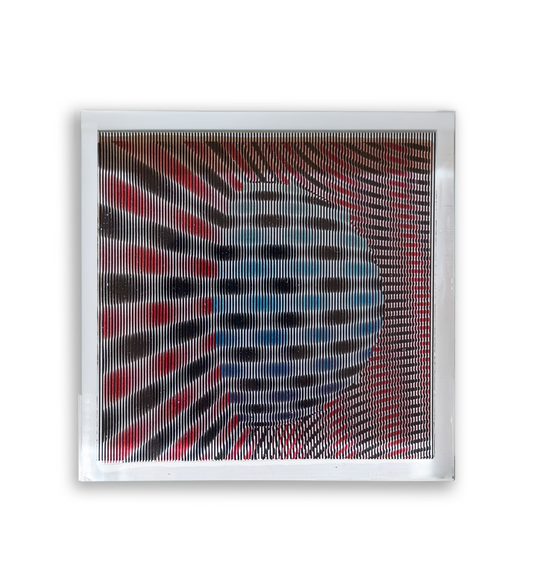 Raúl Cardozo, "Esferas frecuenciales 002" de la serie "Cineticos", 2025