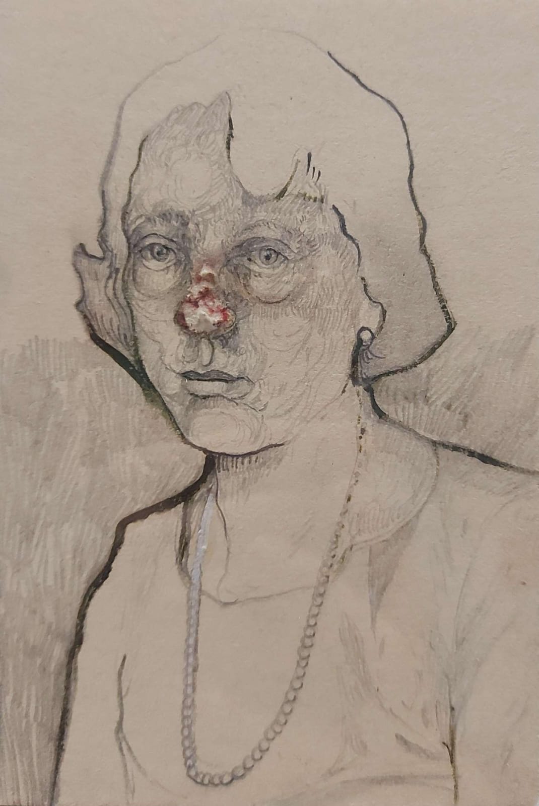 Rafael Rodríguez "Estudio para retrato" 2025