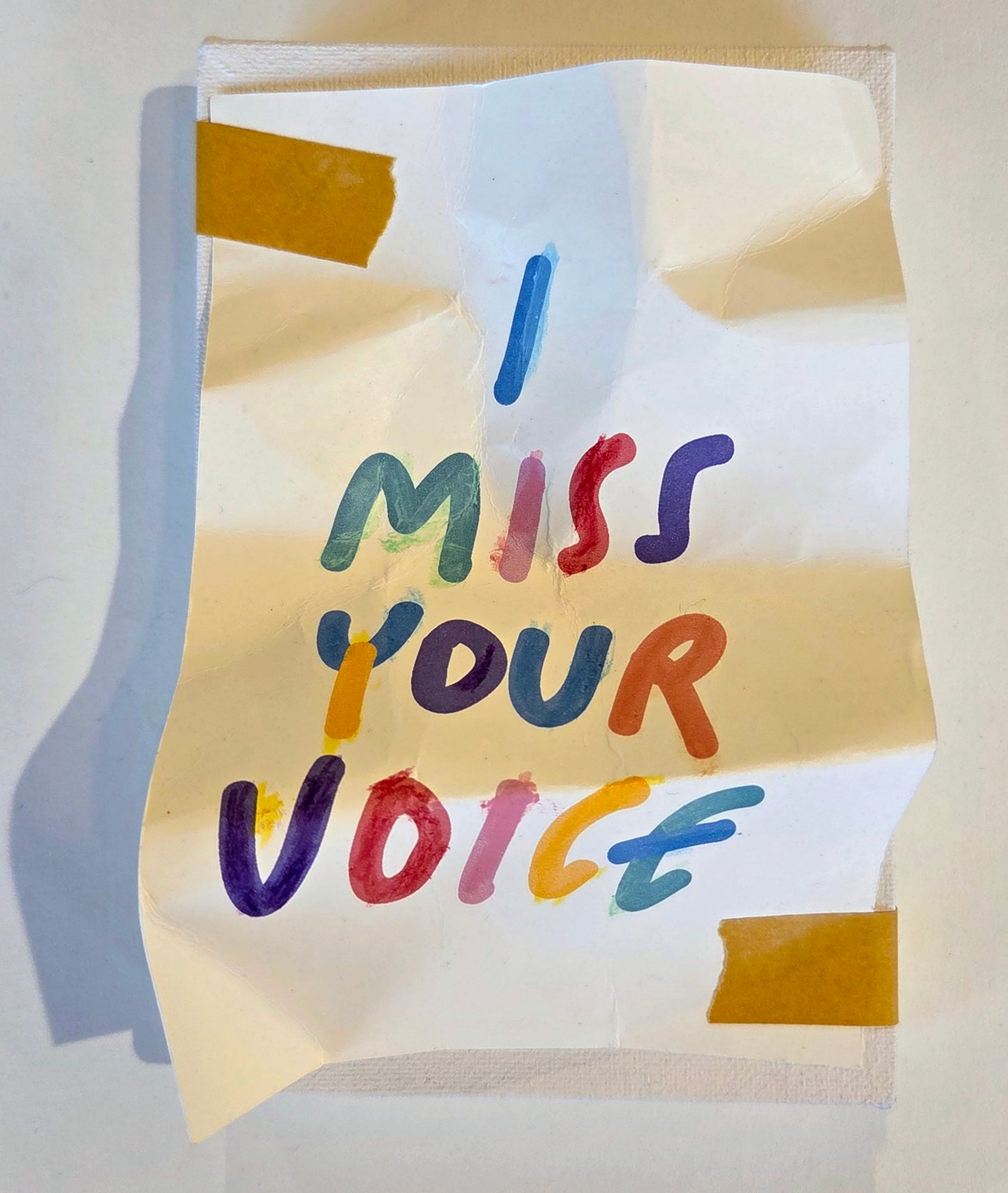 Ricardo Luévanos, "I miss your voice", 2026