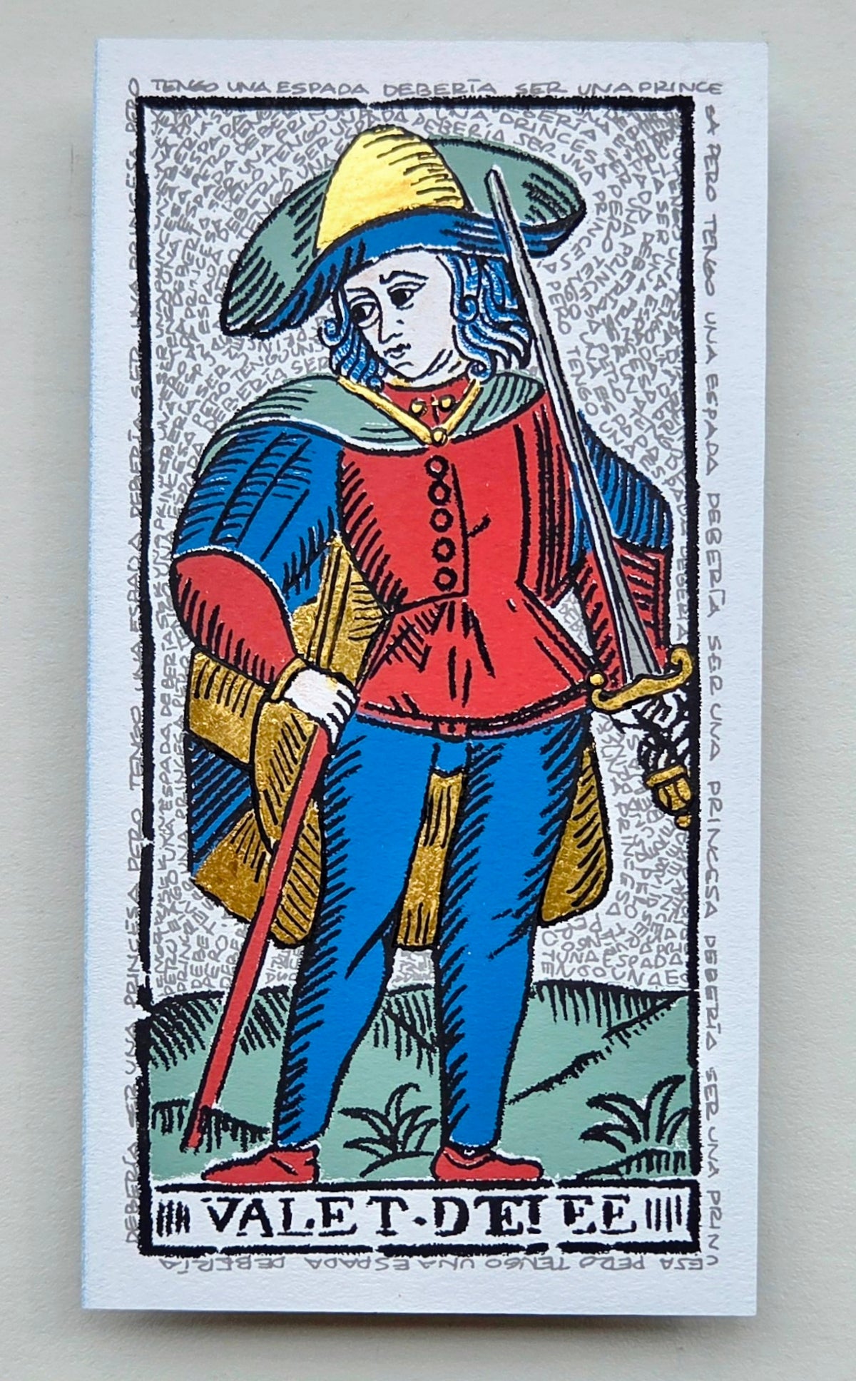 Eugenia Martínez, "Paje de espadas", 2026