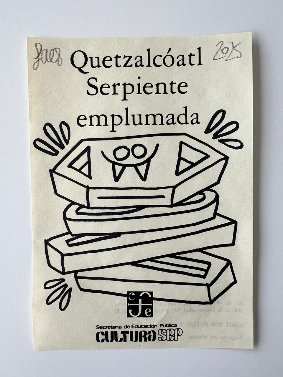 Juan Díaz Faes "Quetzalcóatl Serpiente Emplumada - SEP", 2025