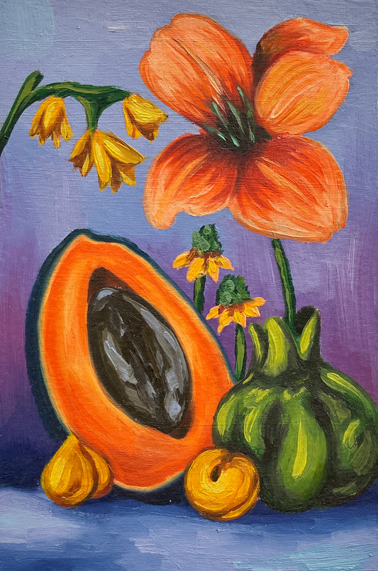 Kora Moya Rojo "Still Life III" de la serie "Frutecer", 2025
