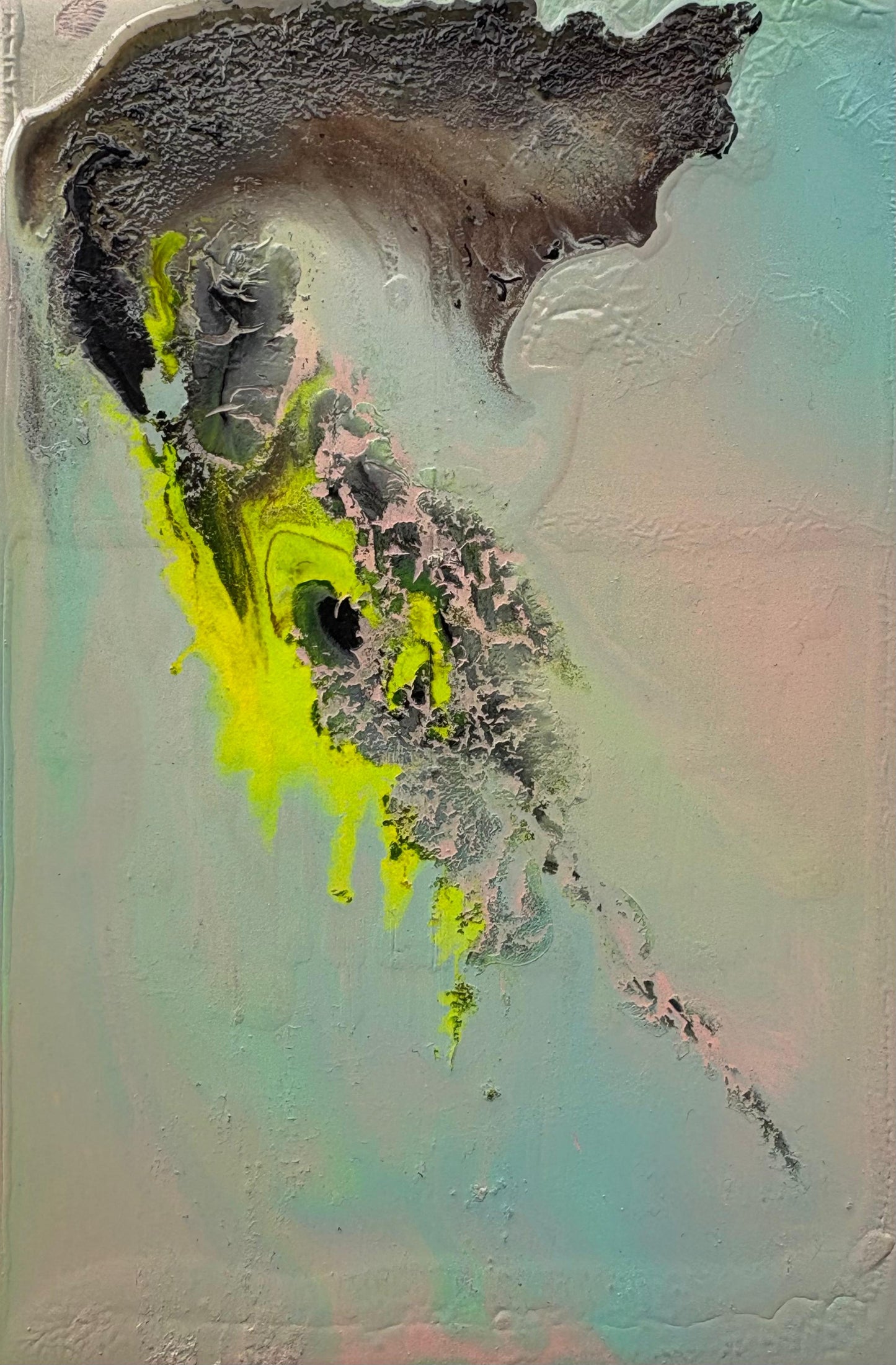 Gustavo Argüello, "Danza cromática", de la serie "Paisajes imaginarios", 2025