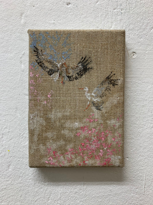 Carlos Romano, "Vuelo azul, rosa", 2025